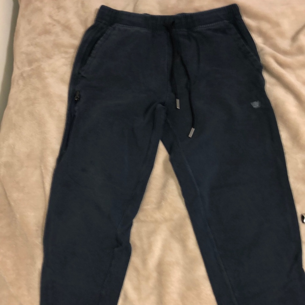 Blue joggers, Mack Weldon